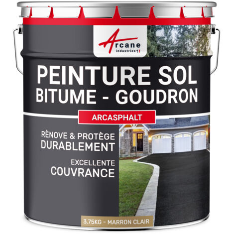 Arcane Industries – Peinture acrylique pour sol extérieur 3.75 kg – Couverture jusqu'à 7.5 m² en 2 couches – Aspect mat velouté – Antidérapant et résistant aux UV