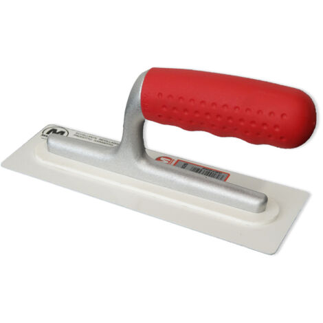 Arcane Industries – Platoir en polycarbonate souple 20 x 8 cm – Lissage béton ciré – Finition sans traces pour teintes claires – Manche ergonomique