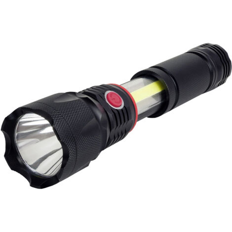 Arcas 3in1 LED Taschenlampe  batteriebetrieben 350 lm  238 g