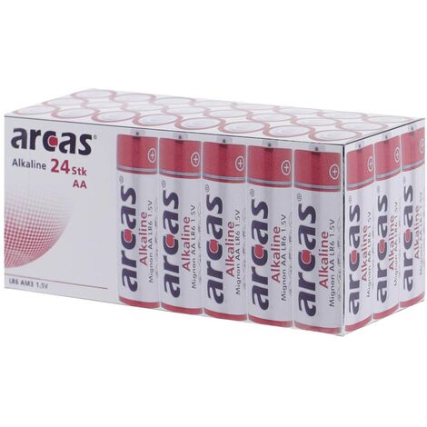 Arcas LR6 Pile LR6 (AA) alcaline(s) 1.5 V 24 pc(s)