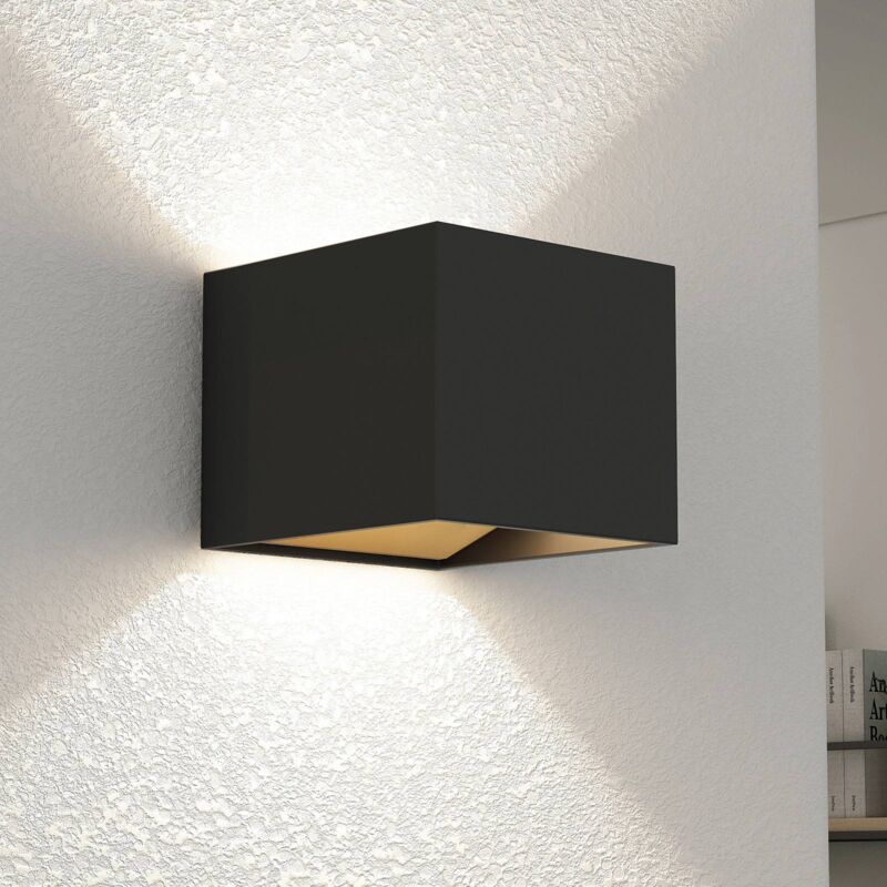 

Antonin aplique LED de aluminio, negro-oro - Arcchio