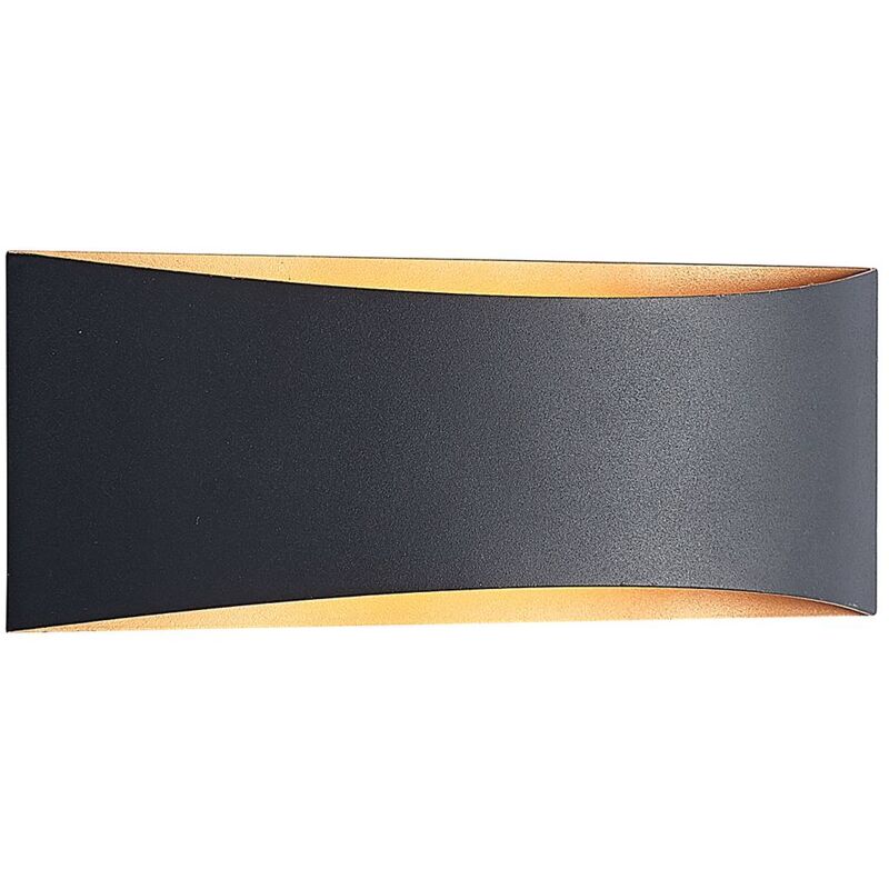 

Danta aplique LED, negro-oro - Arcchio