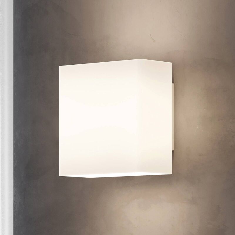

Daya aplique de vidrio LED, angular blanco - Arcchio