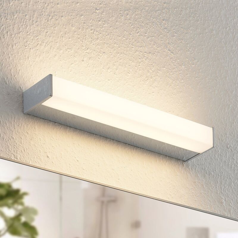 

Djamal aplique LED, IP44, cromo, 37 cm - Arcchio