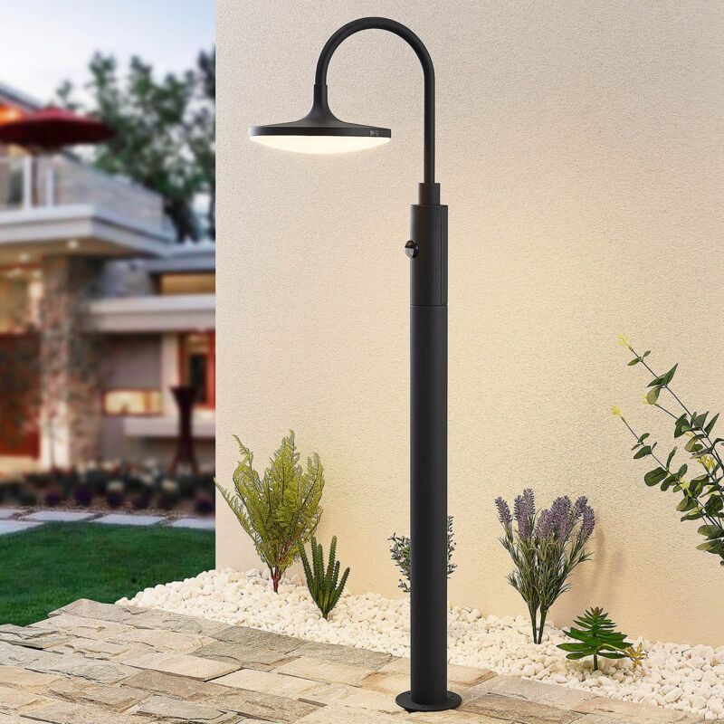 

Arcchio Fineria bolardo luminoso LED, movimiento