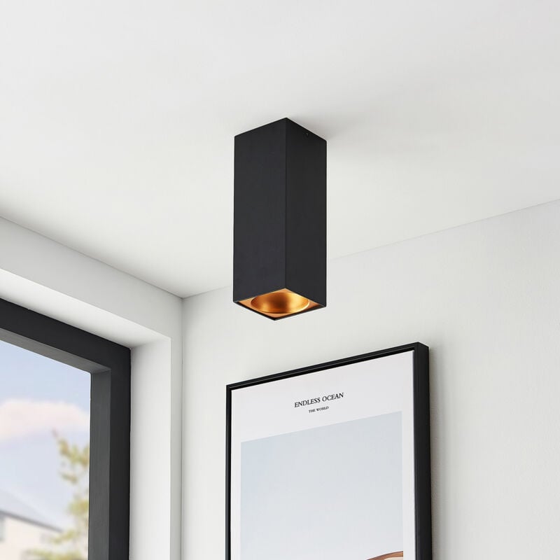 

Hinka plafón, angular 25,4 cm negro - Arcchio
