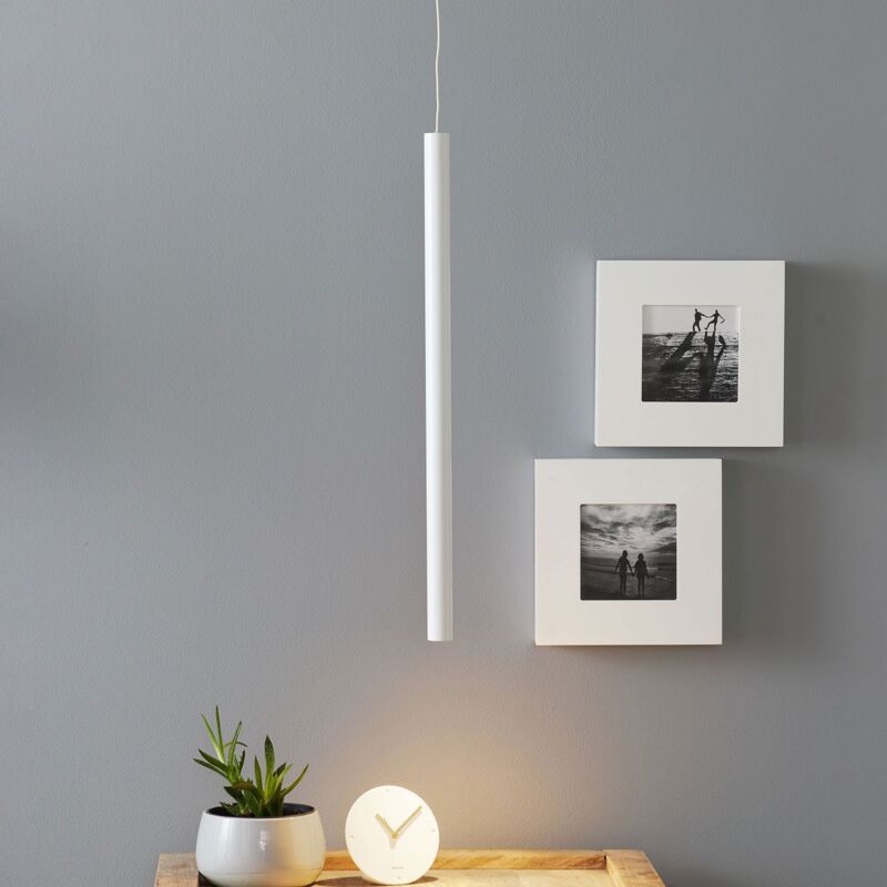 

Ilmare lámpara colgante LED 60 cm, blanco - Arcchio