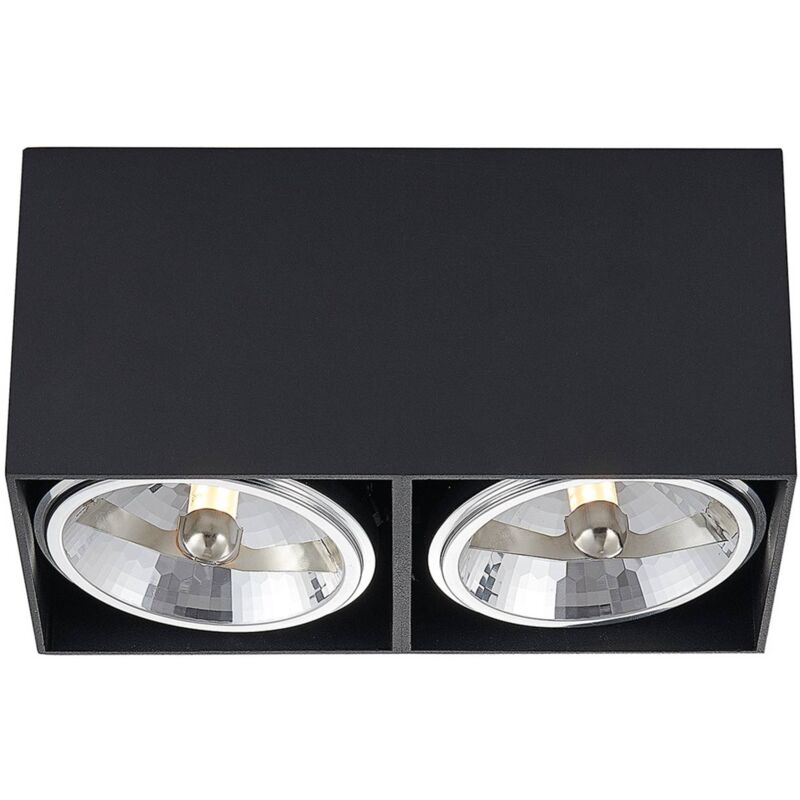

Arcchio Jarle lámpara de techo, dos luces negro
