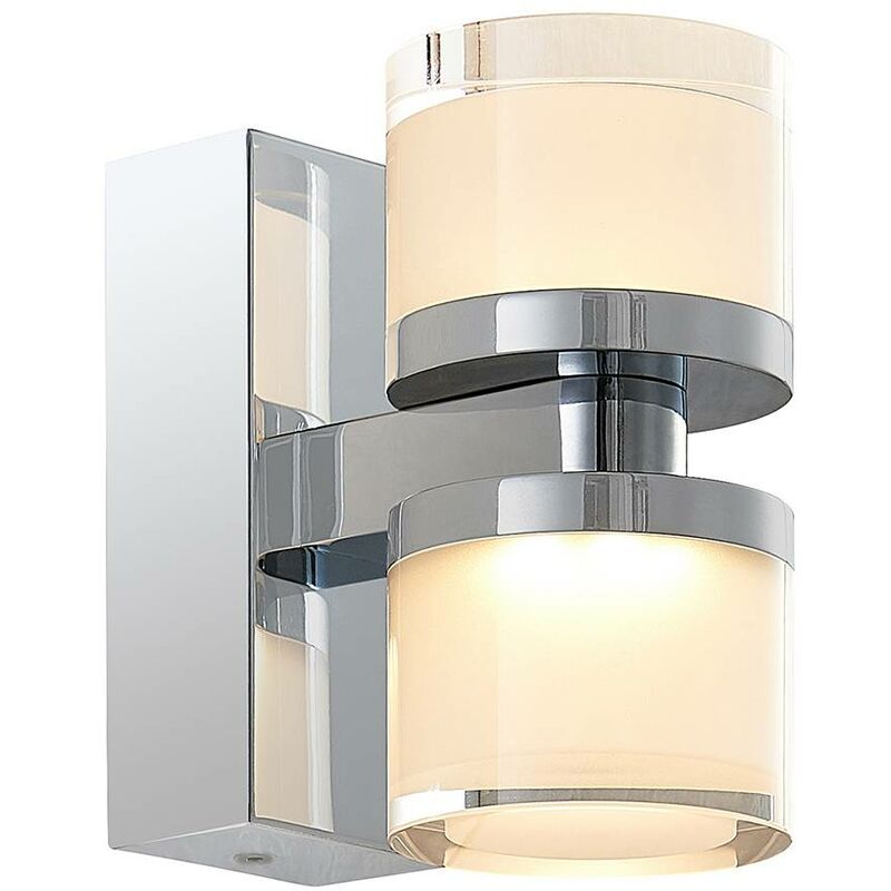 

Arcchio Kejan aplique LED, IP44, 2 luces alto