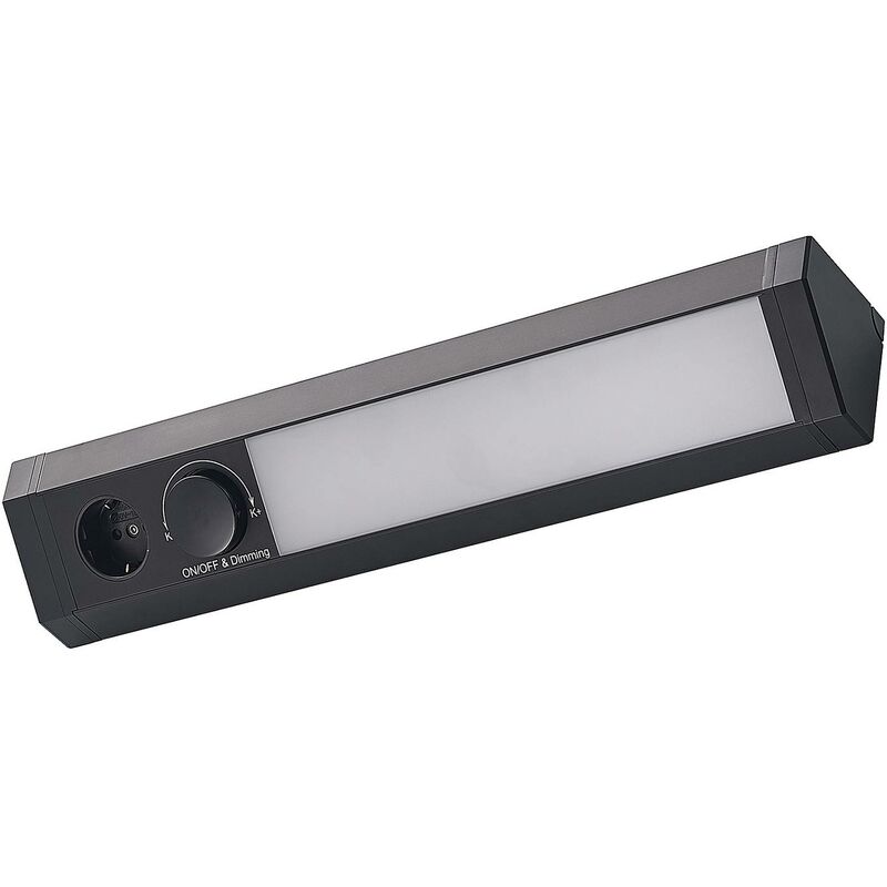

Kimani lámpara LED bajo mueble, CCT, negro - Arcchio