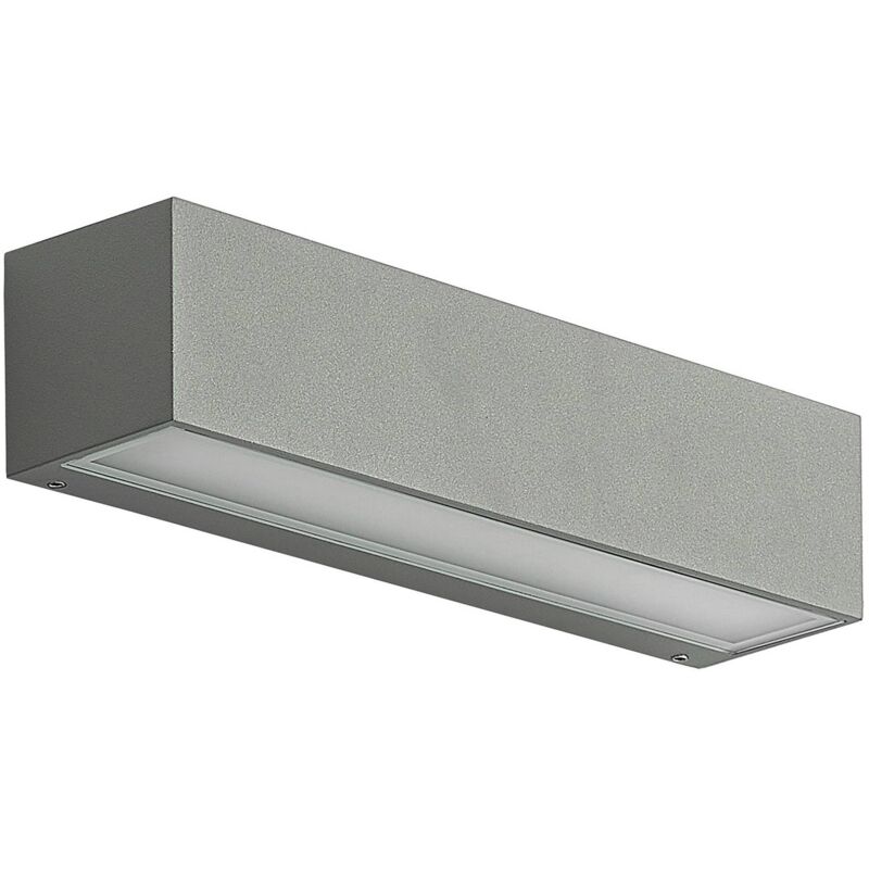 Image of Led applique da esterno Lengo, cct, 25 cm, 1 luce, grigio - grigio - Arcchio