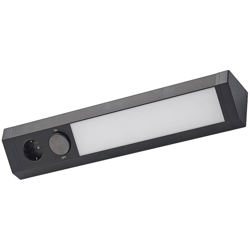 

Mitari lámpara LED bajo mueble, negro - Arcchio