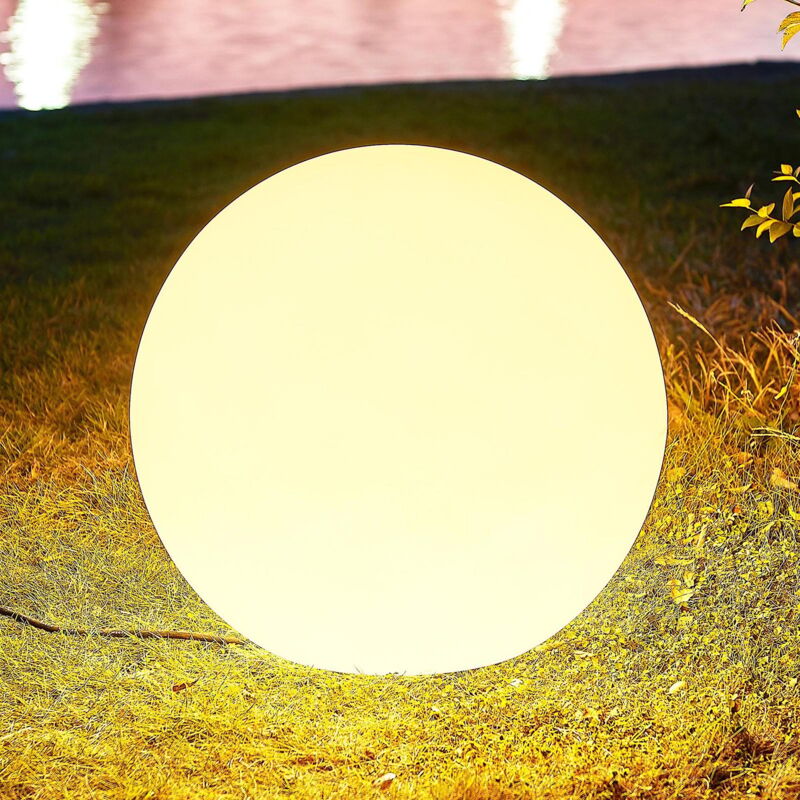 

Orlana lámpara esférica IP65 textura 45 cm - Arcchio