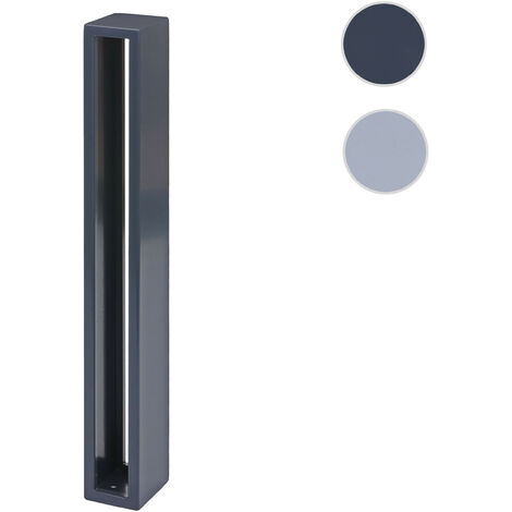 Arceau à vélo HWC-J80, support à vélo, acier galvanisé, poudré en extérieur 87x10x13cm  gris