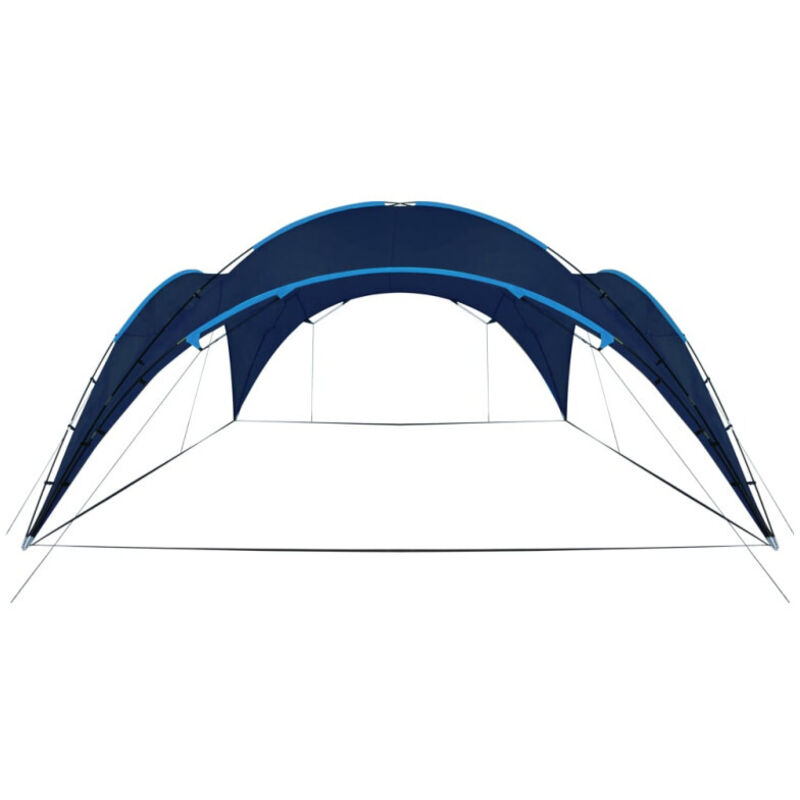 Vidaxl - Arceau de tente de réception 450x450x265 cm Bleu foncé