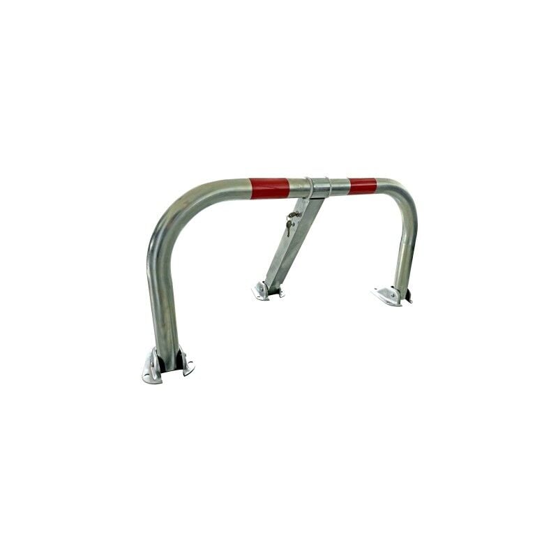 Arceau parking 970x460 Ø50 mm Viso 2 bandes réfléchissantes CL1 - 2 Clés + Fixations - stoplace