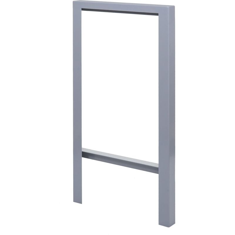 Arceau à vélo HHG 305 Arceau à vélo, revêtement en poudre extérieur 115x60x6cm, gris