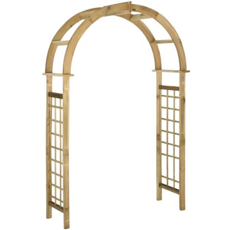 Arche avec treillis Bois de pin vert imprégné