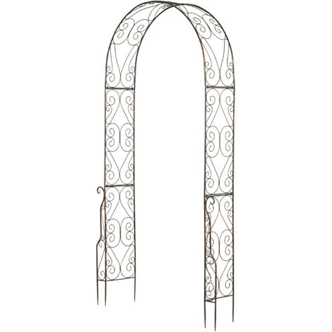 Arche de jardin CANDY métal noir