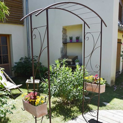 Arche de jardin pergola en acier par LOUIS MOULIN