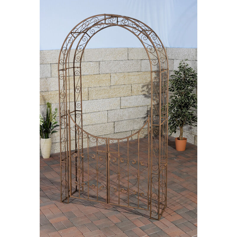 Arche de jardin Sina - Couleur Marron antique