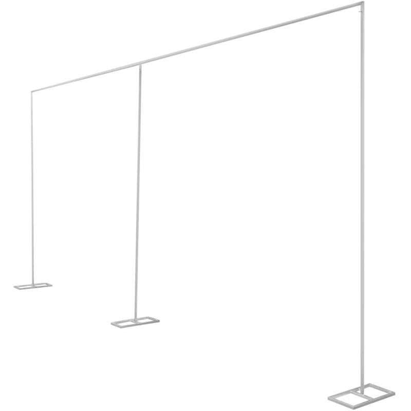 Arche de ballons rectangulaire - Cadre en métal pour arche de mariage - Cadre floral - Fond pour fêtes, événements, décoration, cabine photo, support