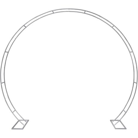 Arche Jardin Métal Xverycan 240cm - Réglable 1.2m/1.8m/2.4m Pour Rosiers Et Plantes Grimpantes