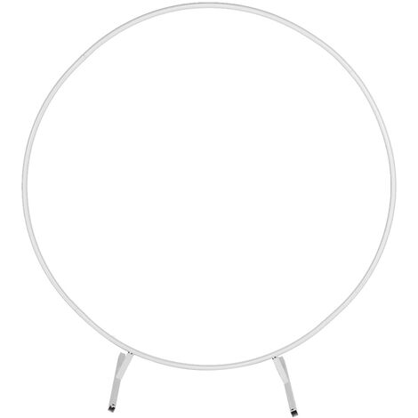 Arche décorative pour mariage rond diamètre 1,5 m blanc