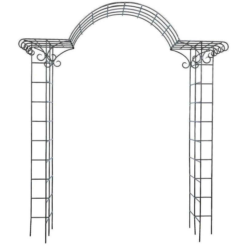La Grande Prairie - Arche de jardin Edwige fer 226x52x260cm