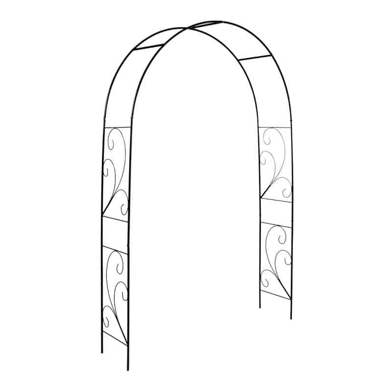 Esschert Design - Arche en métal motifs volutes 218 cm