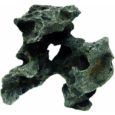 Arche Gris Gallura Rock avec Trou 17x15x11,5cm décoration pour aquariums