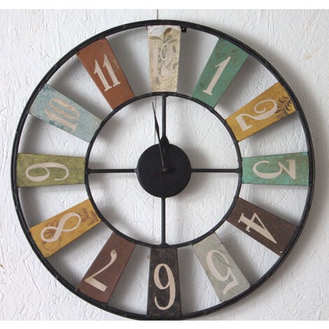 main image of "ARCHIE Metal Clock Industrial style"
