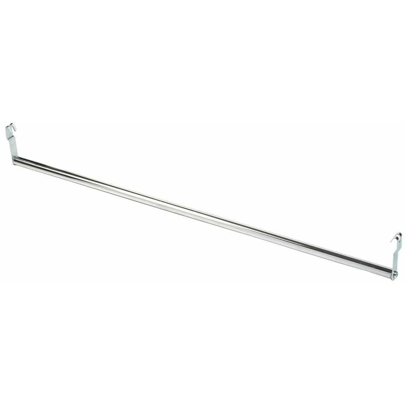 Archimede étagère métallique barre porte-manteau cm 152 cuisine salle de bains garage placard