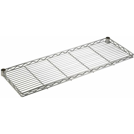 Archimede étagère métallique demi-tablette cm 30 x 121 cuisine salle de bains garage placard