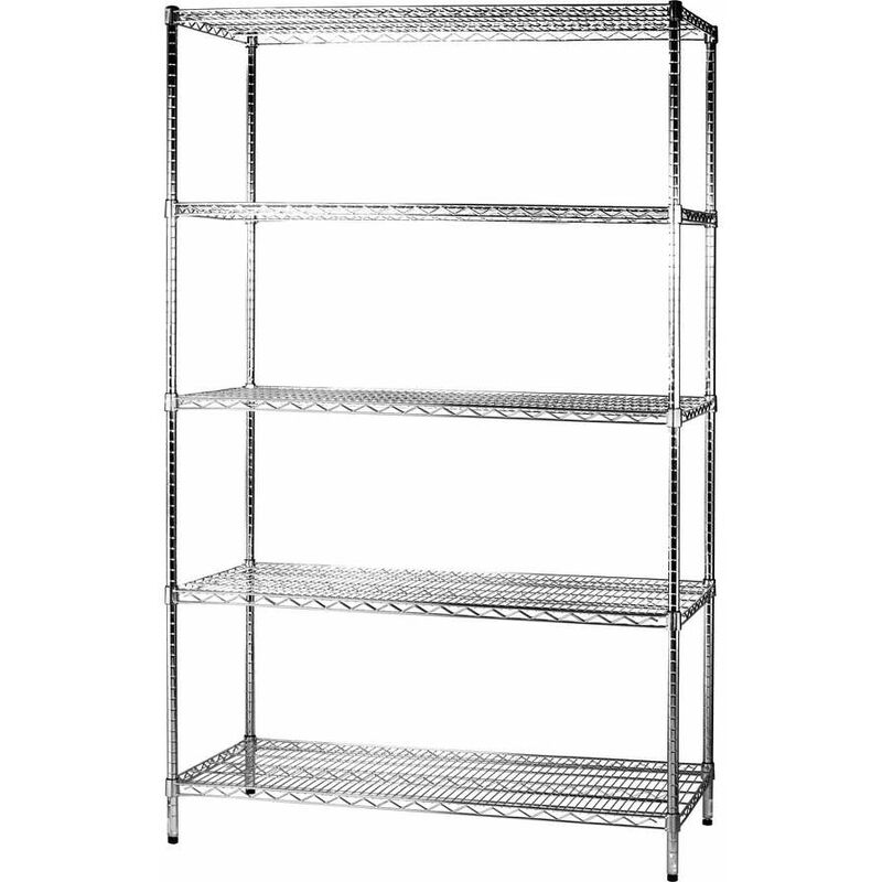 Archimede étagère métallique etagère 5 tablettes cm 46 x 121 x h. 200 cuisine salle de bains garage placard Archimede étagère métallique etagère 5 tablettes cm 46 x 121 x h. 200 cuisine salle de bains garage placard