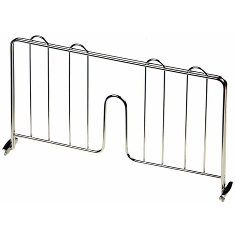 Archimede étagère métallique séparateur vertical cm 36 x h. 20 cuisine salle de bains garage placard
