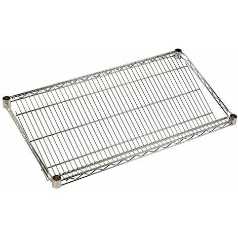 Archimede étagère métallique tablette inclinée cm 46 x 91 cuisine salle de bains garage placard