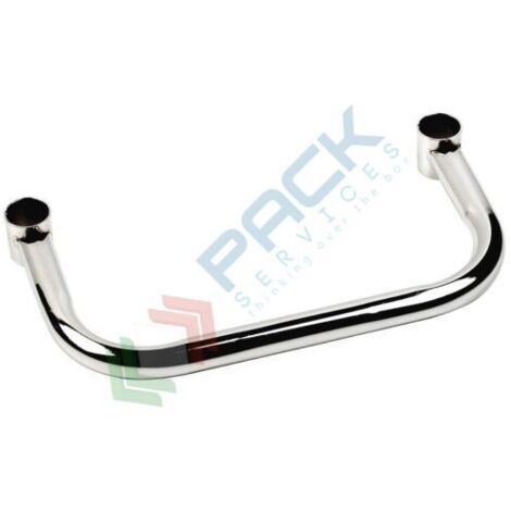 Archimede scaffale metallico maniglia orizzontale cm 61 x p. 20 cucina bagno garage cabina armadio