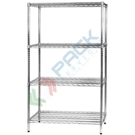 Archimede scaffale metallico scaffale 4 ripiani cm 61 x 91 x h. 160 cucina bagno garage cabina armadio