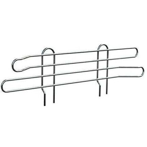 Archimede scaffale metallico spondina laterale cm 46 x h. 10  cucina bagno garage cabina armadio