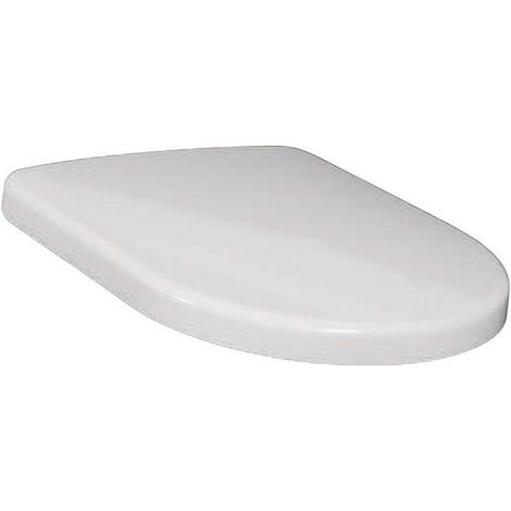 Architectura, Abattants de toilette, Ex Targa Architectura, charnières en acier inoxydable, En Duroplast Blanc