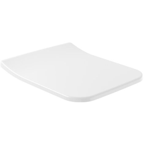 Architectura, Abattants de toilette SlimSeat, à charnières QuickRelease et SoftClosing, charnières en acier inoxydable, En Duroplast Blanc