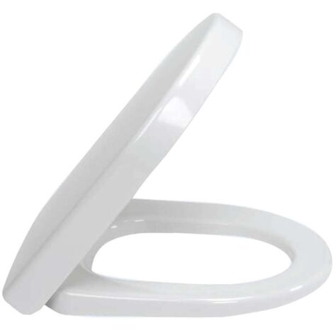 Architectura, Asientos de inodoro compactos, Ex Targa Architectura, bisagras de acero inoxidable, In White Duroplast