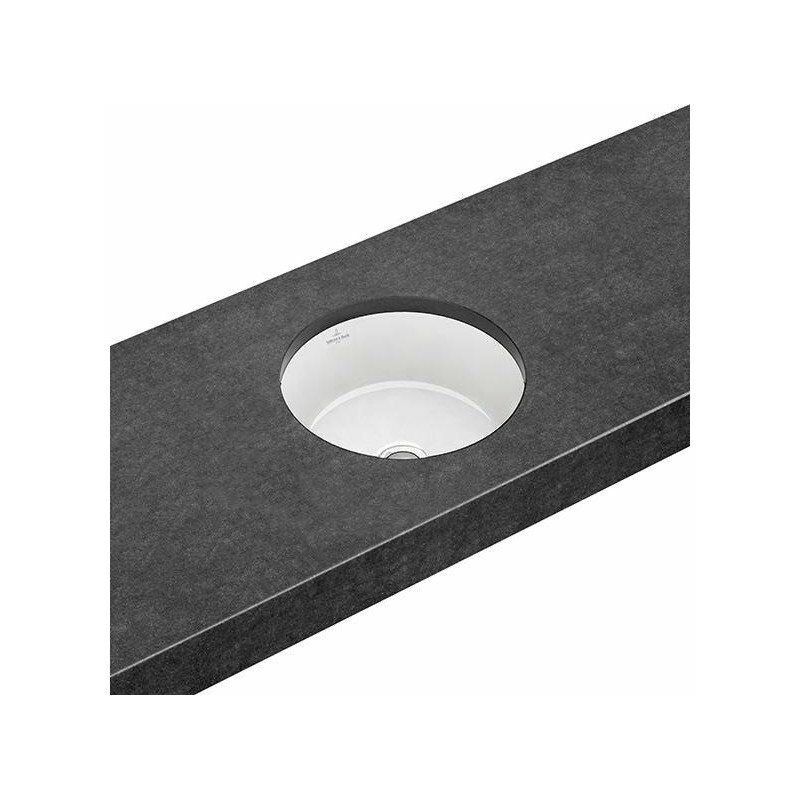

Architectura, Lavabo bajo encimera, Diámetro: 340 mm, pared exterior redonda, esmaltada, sin plataforma para grifería, con rebosadero, Porcelánico