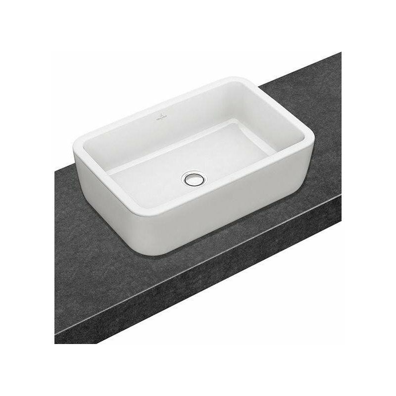 

Villeroy&boch - Architectura, Lavabos sobre encimera, 600 x 400 mm, Rectangular, para grifería mural o sobreelevada, sin plataforma para grifería,