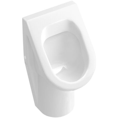 Architectura, Urinoirs, 355 x 620 x 385 mm, Ex Targa Architectura, anti-éclaboussures, alimentation encastrée, En porcelaine sanitaire Blanc CeramicPlus