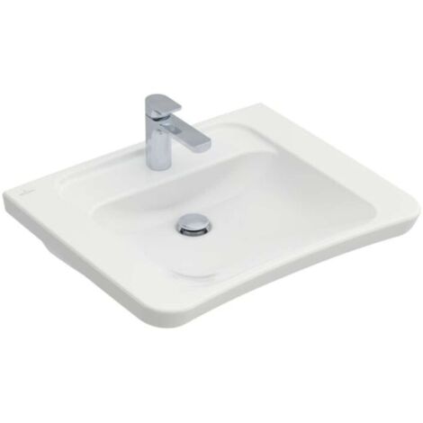 Architectura Vita, Lavabi sospesi, 650 x 550 mm, Rettangolare, Ex Targa Architectura, foro centrale per rubinetteria perforato, senza troppopieno, I modelli senza troppopieno devono essere dotati di p