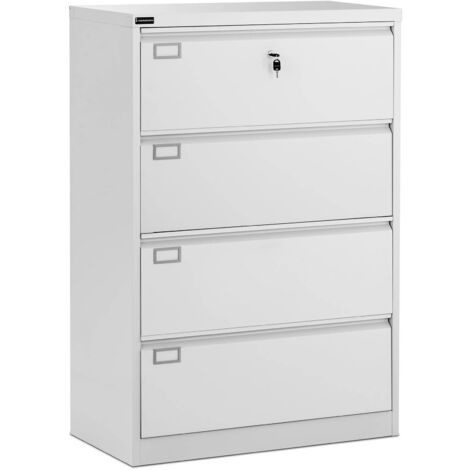 FROMM & STARCK Archivador De Metal Oficina Mueble Armario Para Archivadores Colgantes 132 cm