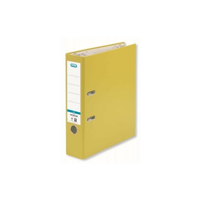 

Archivador de palanca elba carton forrado pvc con rado top folio lomo 80 mm amarillo