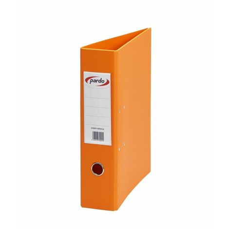 ARCHIVADOR PARDO PLAST.EX.Fº 70 NARANJA